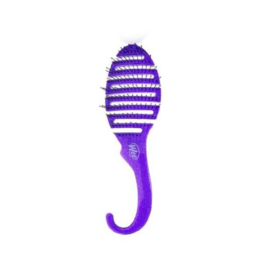 Kent & Dessata Shower Purple Glitter Brush