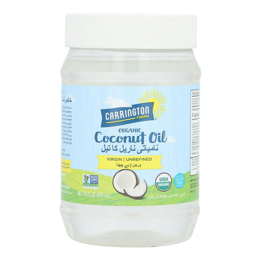 CARRINGTON FARMS COCONUT OIL ORGANIC VIRGIN UNREFINED 414 ML