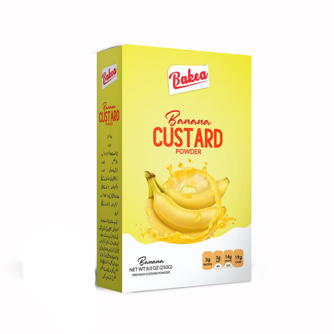 BAKEA BANANA CUSTARD POWDER 250GM