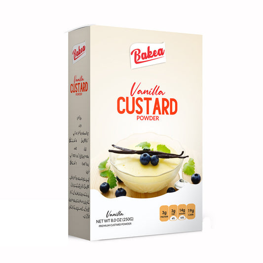 BAKEA VANILLA CUSTARD POWDER 250GM