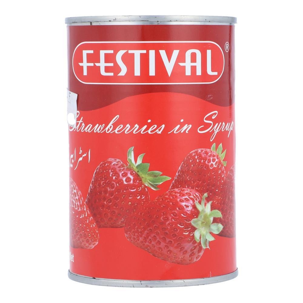 FESTIVAL SYRUP STRAWBERRIES 400 GM