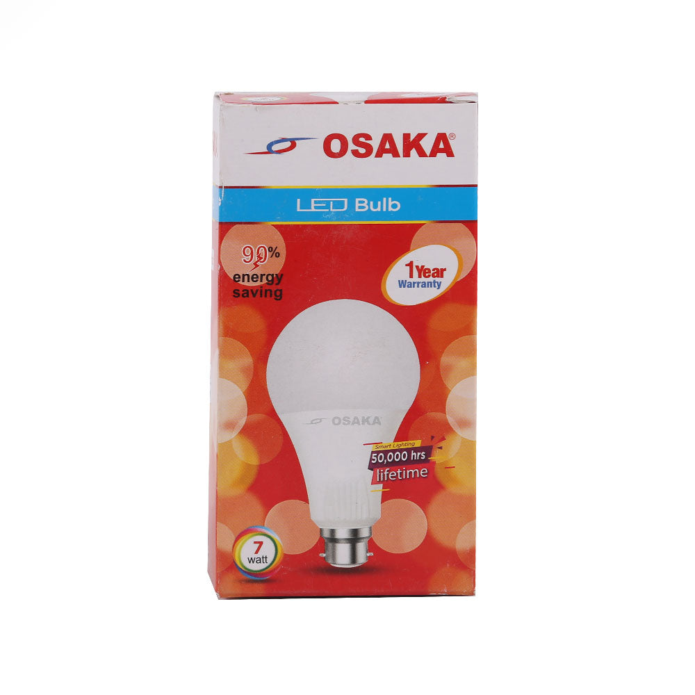 OSAKA 7 WATT DAY LIGHT LED BULB B22