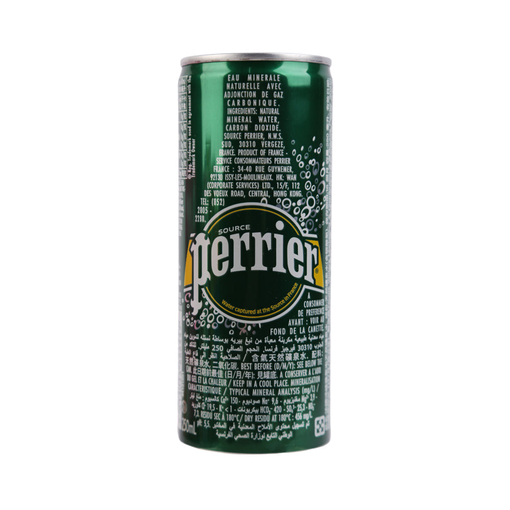 PERRIER MINERAL WATER NATURAL TIN 250 ML