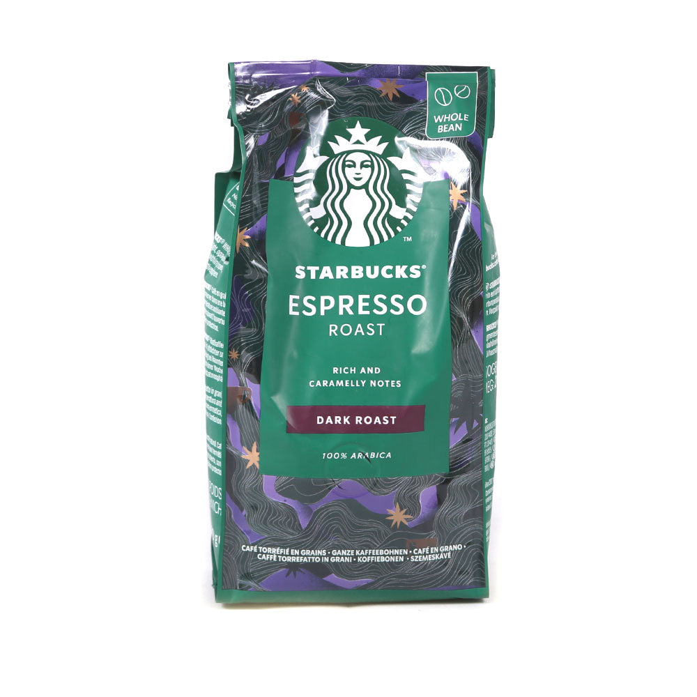 STARBUCKS COFFEE EXPRESSO DARK ROAST WHOLE BEAN 200 GM