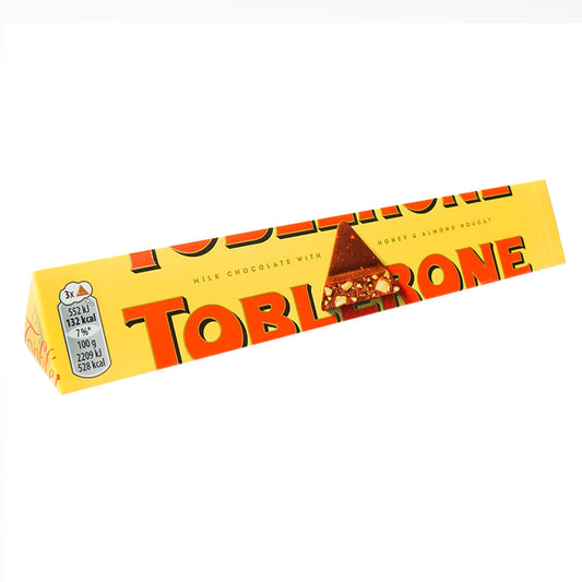 TOBLERONE MILK CHOCOLATE WITH HONEY ALMOND 100 GM