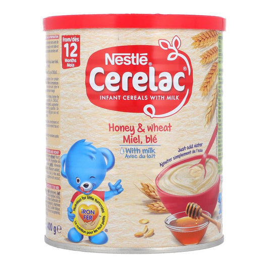 NESTLE CERELAC HONEY WITH WHEAT MILK TIN 400 GM