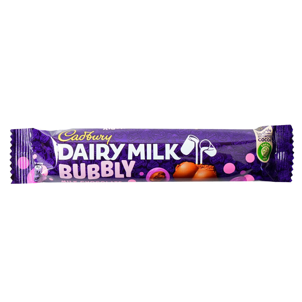 CADBURY DAIRY MILK CHOCOLATE BUBBLY 20 GM