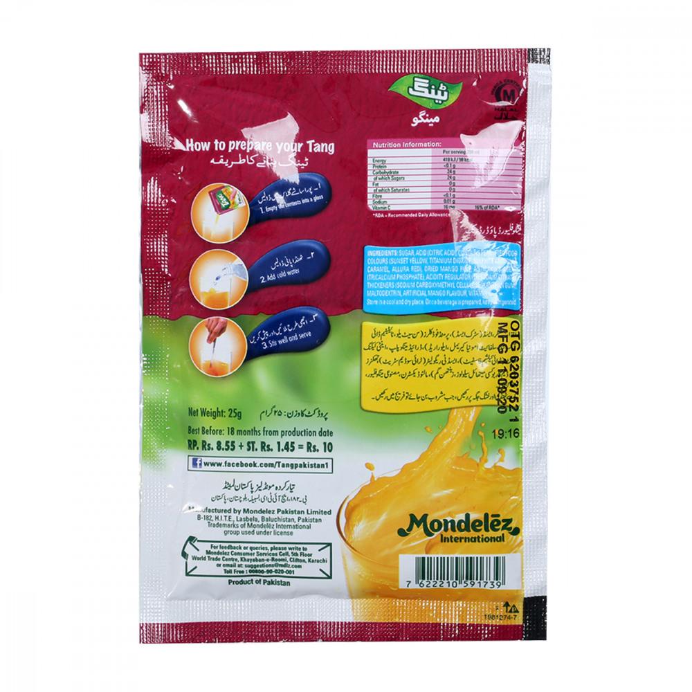 TANG INSTANT POWDER MANGO 25 GM