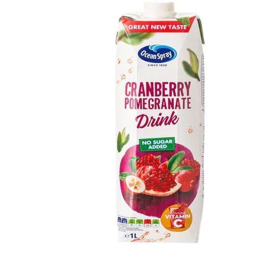 OCEAN SPRAY JUICE CRANBERRY POMEGRANATE 1 LTR