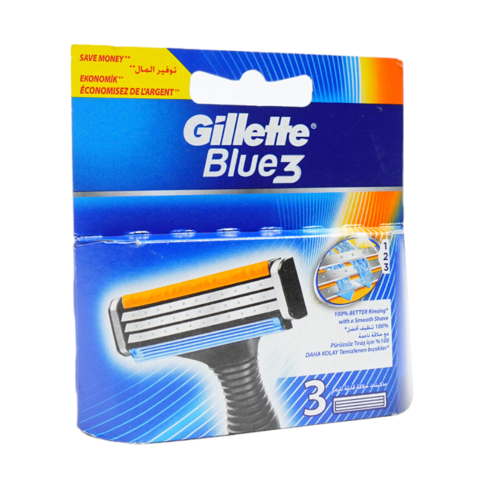 GILLETTE BLUE 3 BLADES 3 CARTS PC