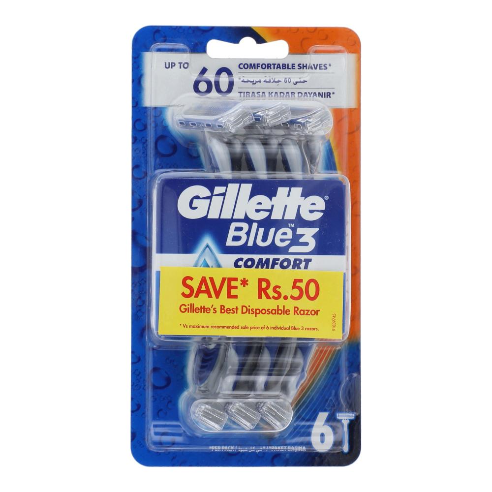 GILLETTE BLUE 3 RAZOR 6PCS