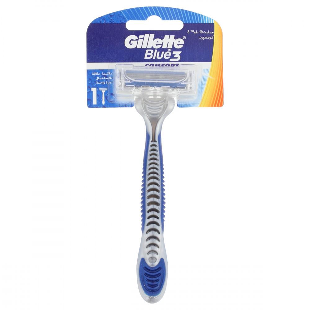 GILLETTE BLUE 3 RAZOR COMFORT 1PC