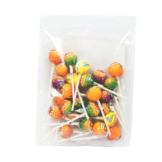 DEEMAH ASSORTED FUN LOLLIPOP POUCH 25 PCS