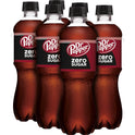 Dr Pepper Zero Sugar Soda, .5 L bottles, 6 pack