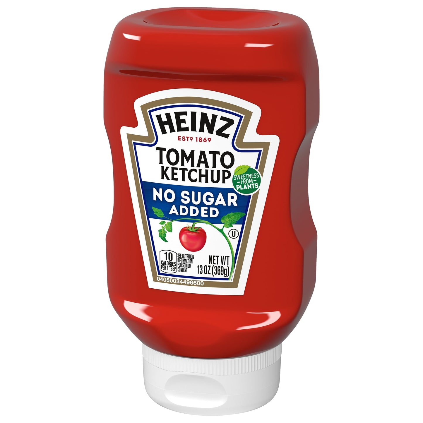 Heinz No Sugar Added Tomato Ketchup 13 oz, Squeeze Bottle