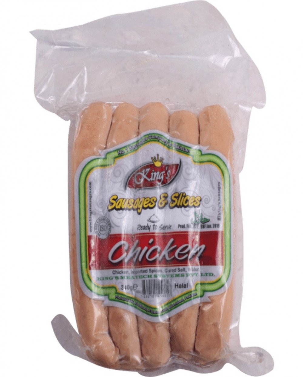 KINGS CHICKEN SAUSAGES 340 GM