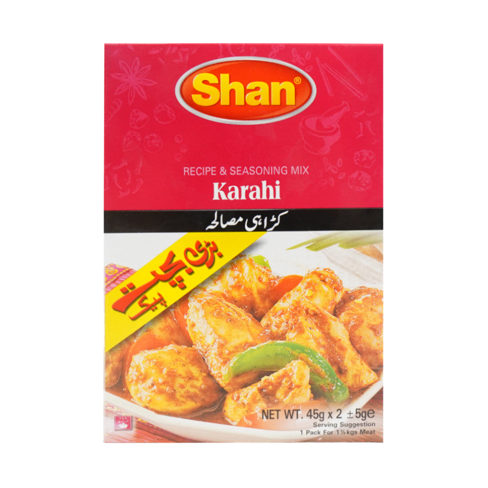 SHAN KARAHI FRY GOSHT MASALA DOUBLE PACK 90 GM