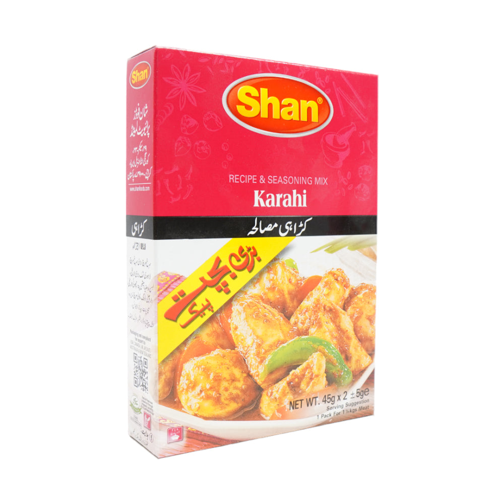 SHAN KARAHI FRY GOSHT MASALA DOUBLE PACK 90 GM