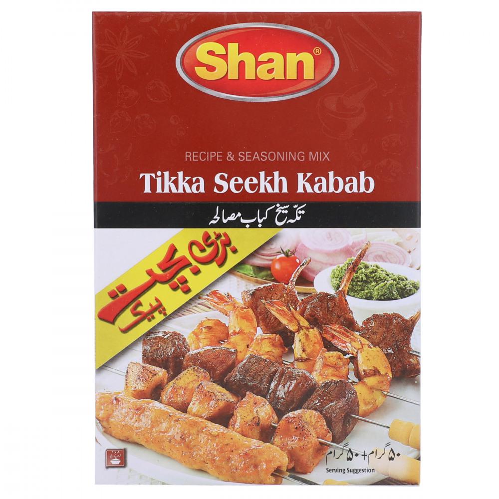 SHAN TIKKA SEEKH KABAB MASALA EOCONOMY PACK 50 GM