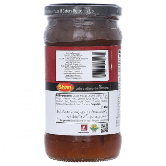 SHAN GINGER MANGO RELISH 400 GM BASIC