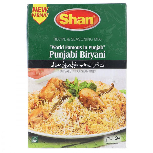 SHAN WORLD FAMOUS PUNJABI BIRYANI MASALA 50 GM