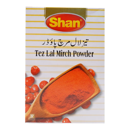 SHAN TEZ LAL MIRCH POWDER 45GM PCS