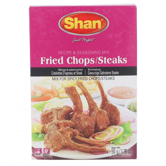 SHAN MASALA FRIED CHOPS STEAKS 50 GM BASIC