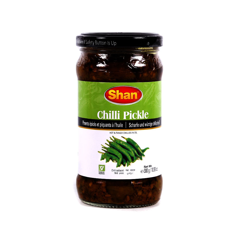 SHAN CHILLI PICKLE JAR 300 GM