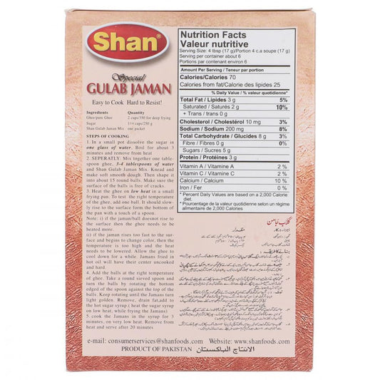 SHAN SPECIAL GULAB JAMAN MIX 100 GM