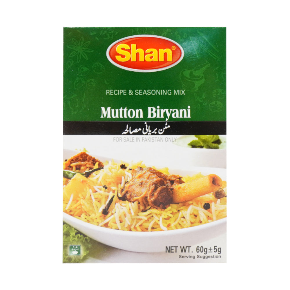 SHAN MEMONI MUTTON BIRYANI MASALA 60 GM