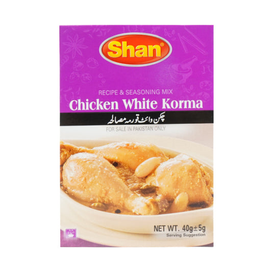 SHAN MASALA CHICKEN WHITE KORMA 40 GM