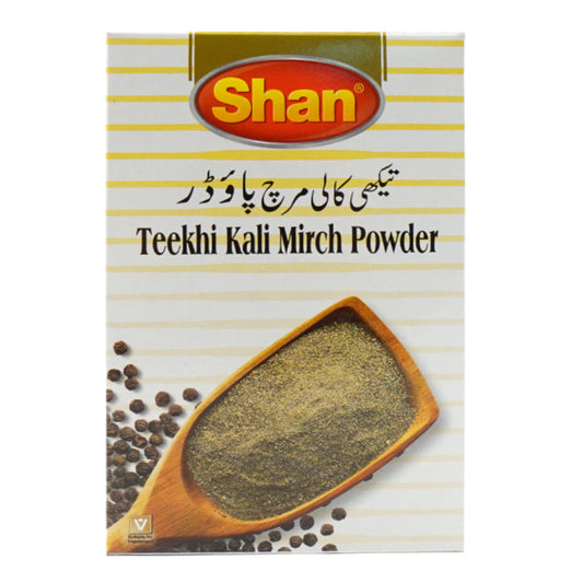 SHAN TEEKHI KALI MIRCH POWDER 50 GM