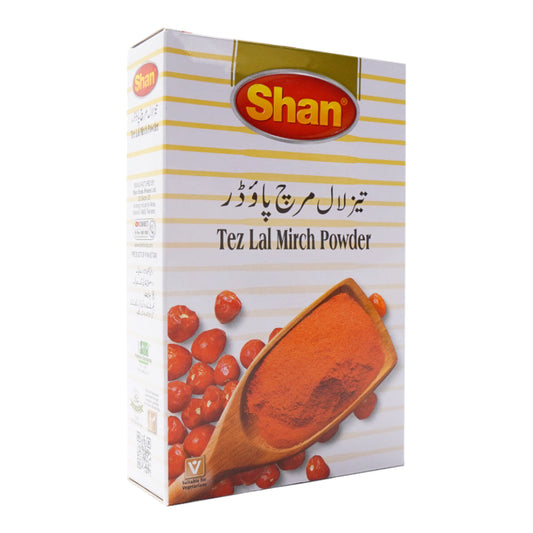 SHAN TEZ LAL MIRCH POWDER 180 GM