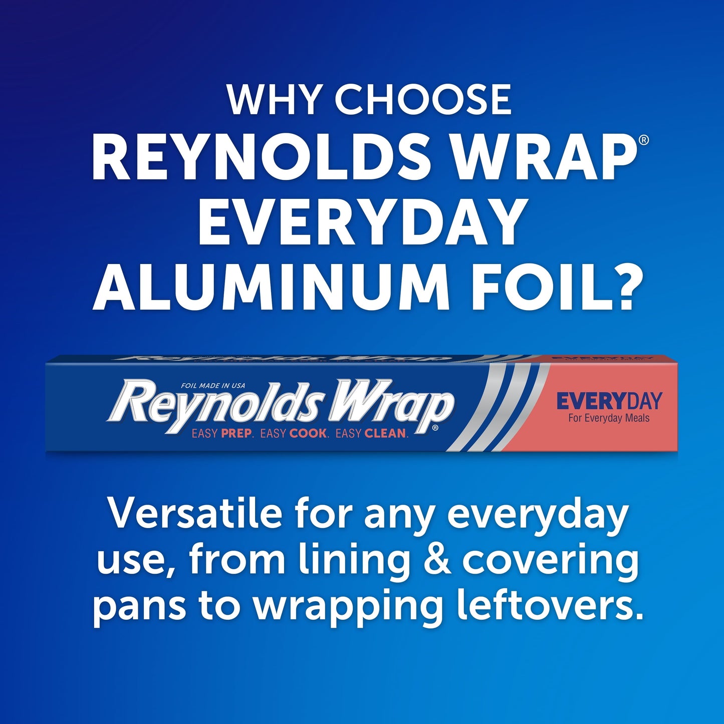 Reynolds Wrap Everyday Strength Aluminum Foil, 150 Square Feet