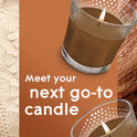 Glade Jar Candle 2 ct, Cashmere Woods, 6.8 oz. Total, Air Freshener, Wax Infused with Essential Oils