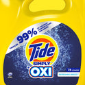 Tide Simply Oxi, 74 Loads Liquid Laundry Detergent, 115 fl oz