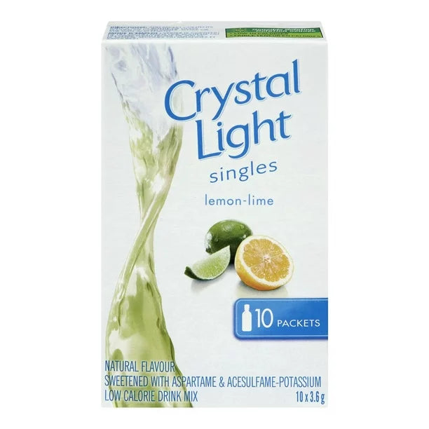 CRYSTAL LIGHT ICE TEA LEMON LIME 3.6 GM