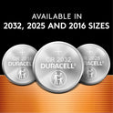 Duracell CR2032 3V Lithium Coin Battery with Child Safety Features, Compatible with Apple AirTag, Key Fob, Car Remote, Glucose Monitor, and other Devices, CR Lithium 3 Volt Cell (2 Count Pack)