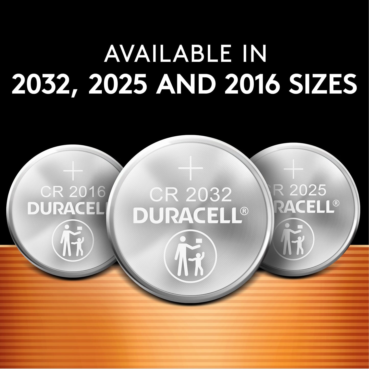 Duracell CR2032 3V Lithium Coin Battery with Child Safety Features, Compatible with Apple AirTag, Key Fob, Car Remote, Glucose Monitor, and other Devices, CR Lithium 3 Volt Cell (2 Count Pack)