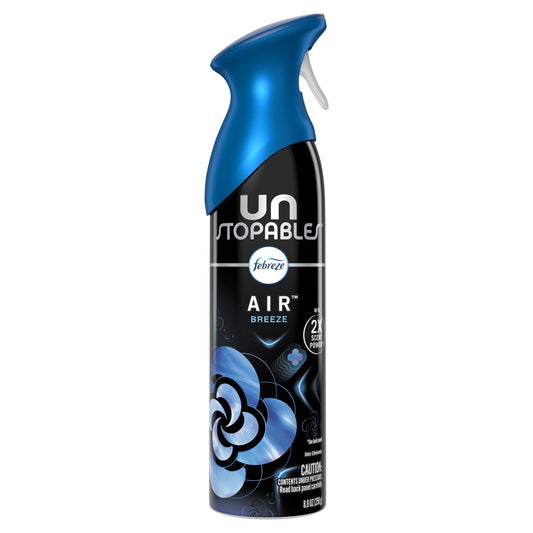 Febreze Unstopables Air Effects Odor-Fighting Air Freshener Breeze, 8.8 oz. Aerosol Can