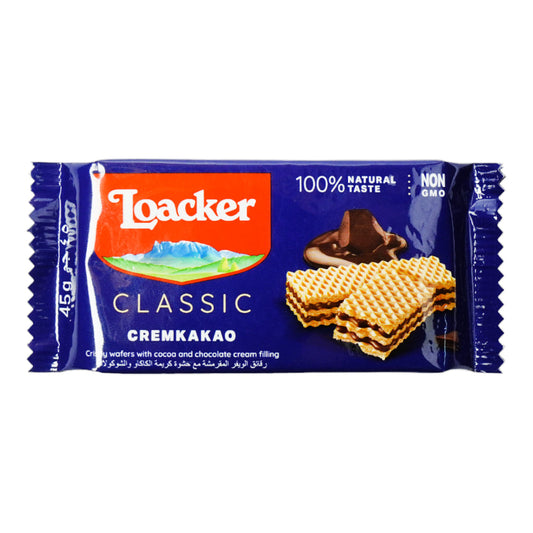 LOACKER CREMKAKAO WAFERS 45G