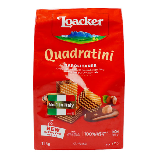 LOACKER WAFERS NAPOLITANER 125 GM