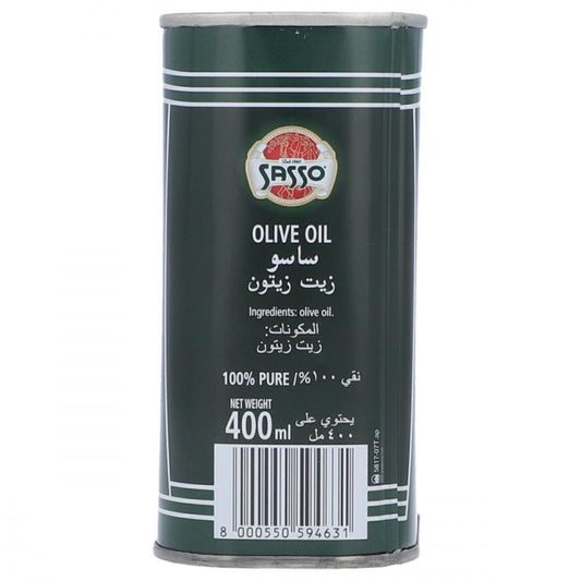 SASSO OLIVE OIL TIN 400 ML