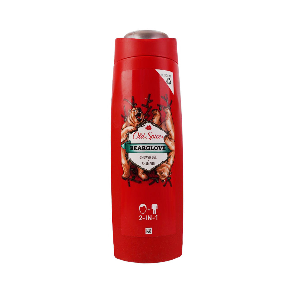 OLD SPICE SHOWER GEL & SHAMPOO BEARGLOVE 2IN1 XL 400 ML