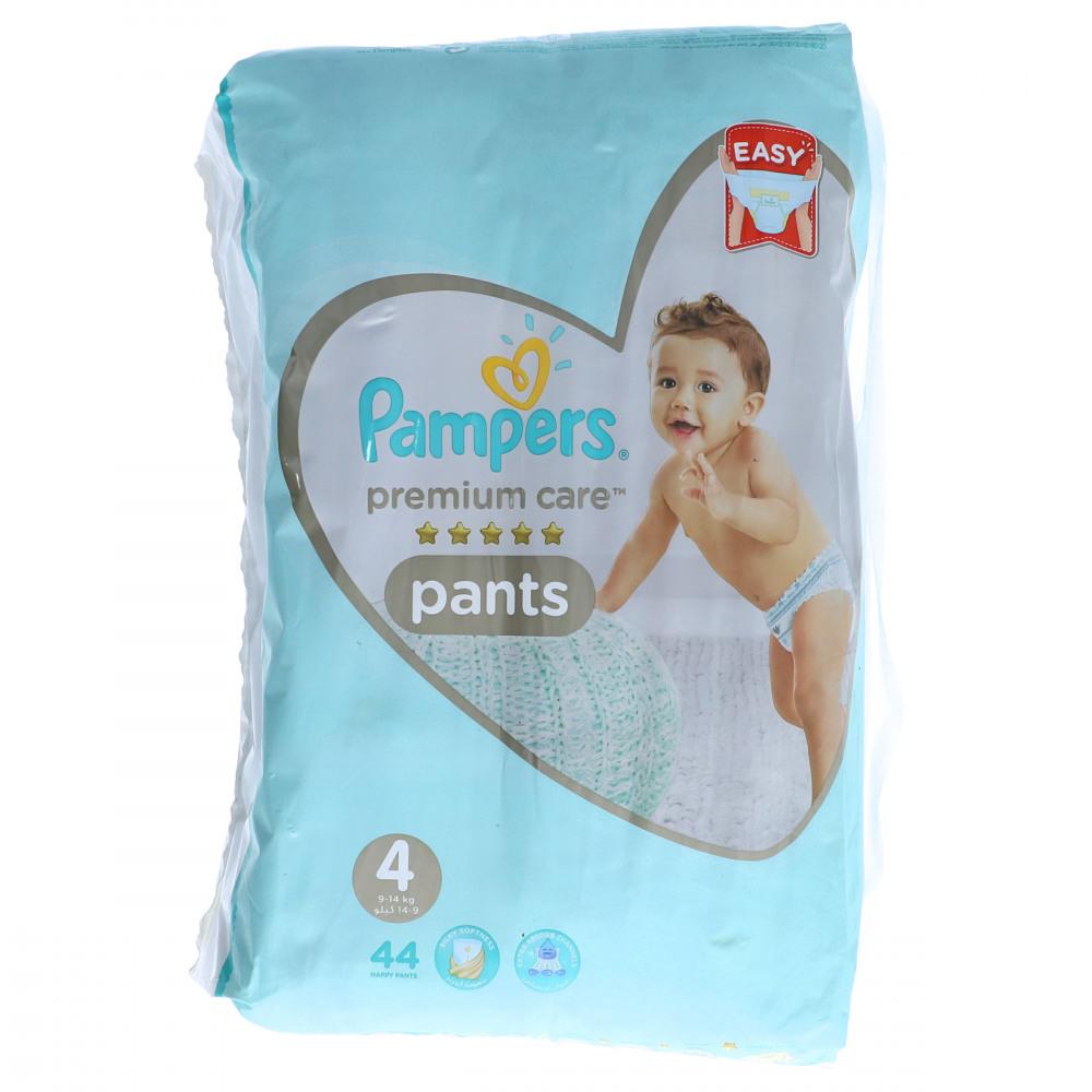 4 PAMPERS PREMIUM CARE 9-14 KG 44 PANTS