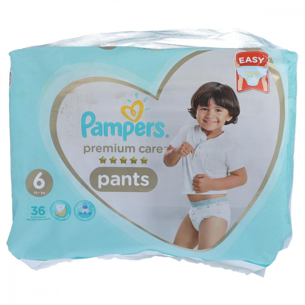 6 PAMPERS PREMIUM CARE 16 PLUS KG 36 PANTS