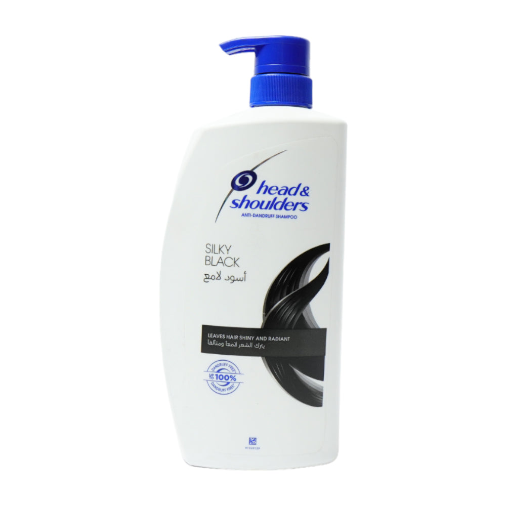 HEAD & SHOULDERS SHAMPOO SILKY BLACK 1000 ML