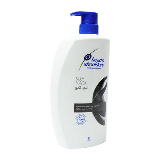 HEAD & SHOULDERS SHAMPOO SILKY BLACK 1000 ML