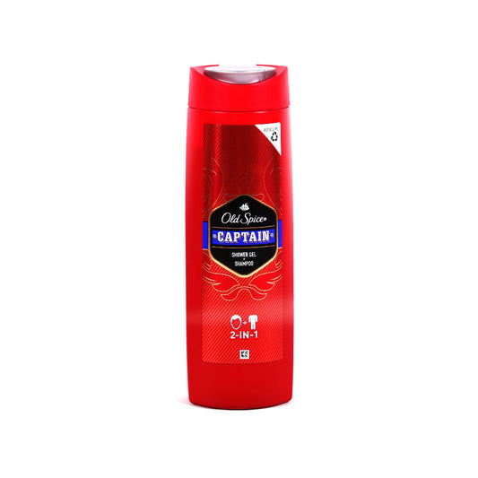 OLD SPICE SHOWER GEL + SHAMPOO CAPTAIN 2IN1 400ML