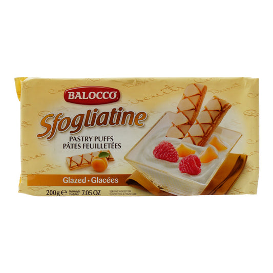 BALOCCO BISCUITS SFOGLIATINE GLAS 200GM